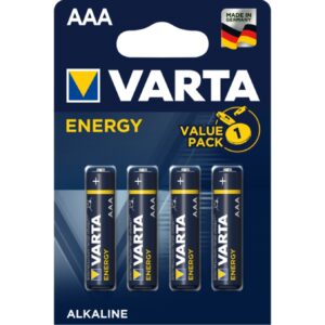 Blister pilas varta alcalinas energy lr03 aaa -  4 pilas