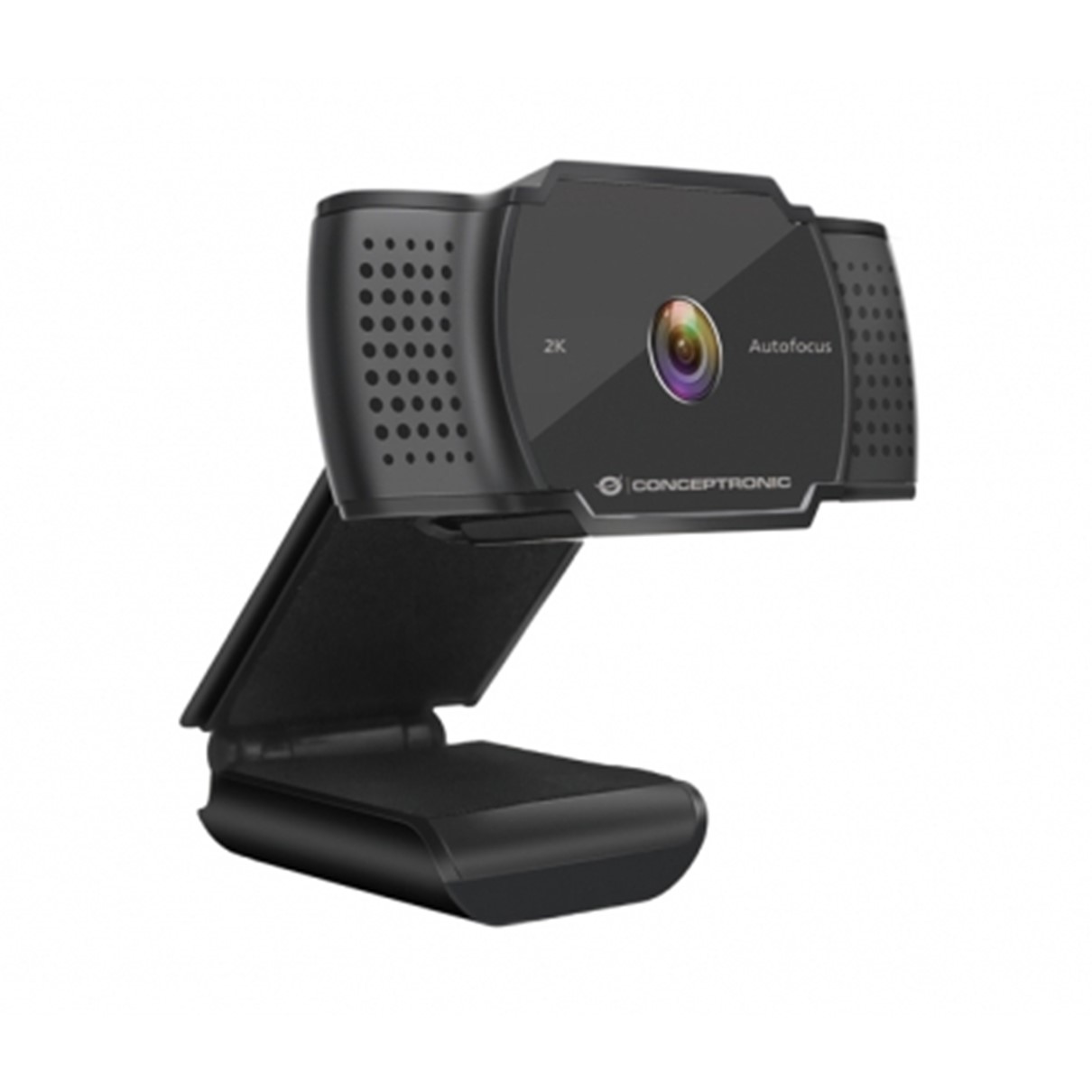 Webcam 2k conceptronic amdis02b 5mp - usb - 3.6mm - 30 fps - angulo vision 72? - enfoque automatico - microfono integrado