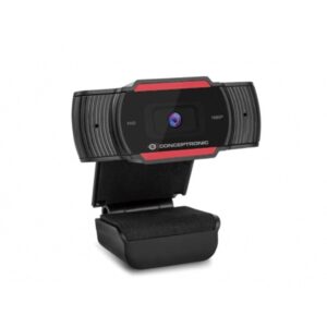 Webcam fhd conceptronic amdis04r - 1080p -  usb - 30 fps - angulo vision 65? - foco fijo - microfono integrado