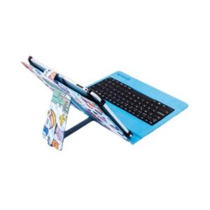 Funda universal estampada silver ht para tablet 9 - 10.1 pulgadas + teclado micro usb pixel gamer