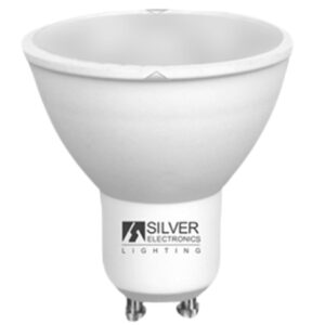 Bombilla led silver electronic eco multi led dicroica 7w=44w -  gu10 -  6000k -  120? 567 lm -  luz fria -  a+