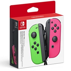 Accesorio nintendo switch -  mando joy - con verde -  rosa