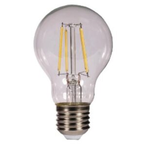 Bombilla led kodak filamento cristal esferica a60 -  e27 -  600lm -  calido 3000k -  6w=48w -  no regulable