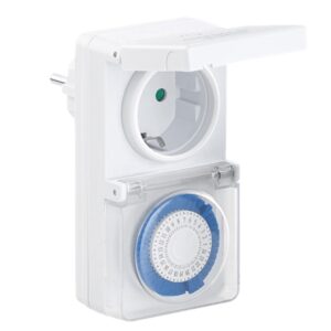 Programador silver electronic anal?gico -  24 horas -  3600w -  250v -  16a -  50hz -  ip 44 -  ajustanble 30 minutos -  24h