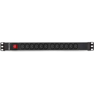 Regleta salicru para rack 19 pulgadas sps pdu 12 tomas iec interruptor