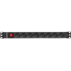 Regleta salicru para rack 19 pulgadas sps pdu 8 tomas shuko interruptor