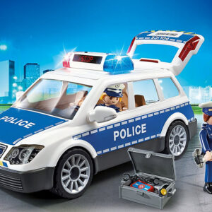 Playmobil policia coche de policia con luces y sonido