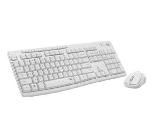 Teclado + mouse logitech mk295 silent blanco wireless inalambrico