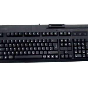 Teclado expandido active key usb lector de tarjeta chip y banda magnetica