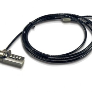 Cable de seguridad coneptronic para portatiles 1.8m combinacion