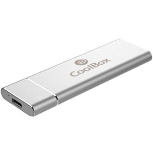 Mini carcasa disco duro - hdd - ssd coolbox coo - mcm - nvme nvme m.2 usb 3.1 gen usb tipo c 2 aluminio plata