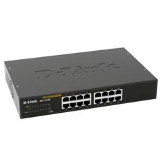 Switch 16port 10 - 100 - 1000 gibabit metal copper desktop switch d - link