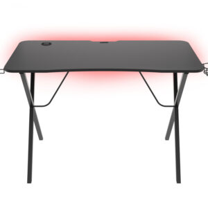 Mesa gaming genesis holm 200 rgb negro carbono