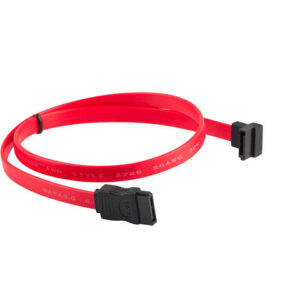 Cable sata iii lanberg 6gb - s hembra hembra angulo 0.5m rojo