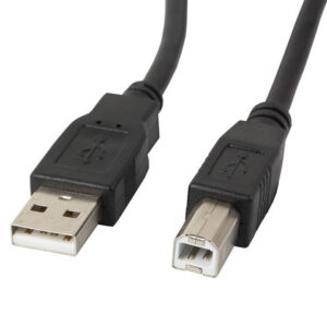 Cable impresora lanberg usb a -  usb b macho - macho negro 3 m