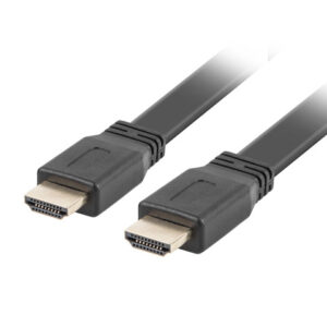 Cable hdmi lanberg macho - macho v2.0 4k plano 1m negro