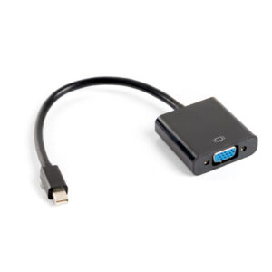 Adaptador lanberg minidisplayport macho -  vga hembra 20cm negro