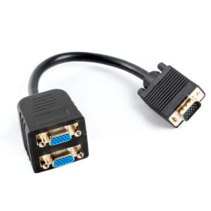 Adaptador lanberg vga - vga x2 20cm