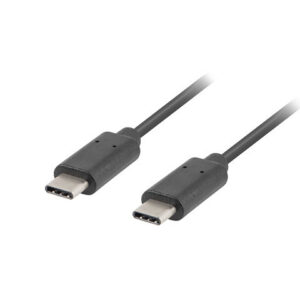 Cable 2.0 lanberg usb tipo c macho -  usb tipo c macho 1m negro