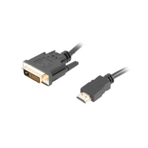Cable hdmi lanberg macho -  dvi - d 24+1 macho 4k dual link 3m negro