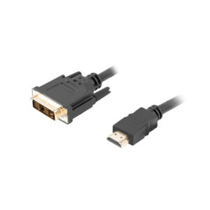 Cable hdmi lanberg macho -  dvi - d 18+1 macho single link 1.8m negro