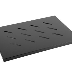 Bandeja fija lanberg 1u 496x280 mm hasta 120 kg rack de 19 negro