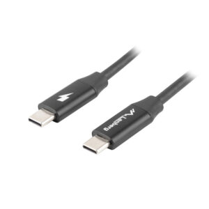 Cable usb lanberg 2.0 macho - usb tipo c macho quick charge 4.0 1.8m negro