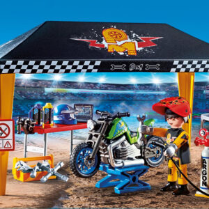 Playmobil stuntshow tienda taller