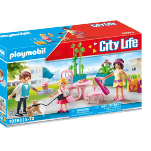 Playmobil ciudad cafeteria