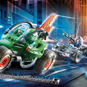 Playmobil ciudad kart policial persecucion ladron de caja fuerte
