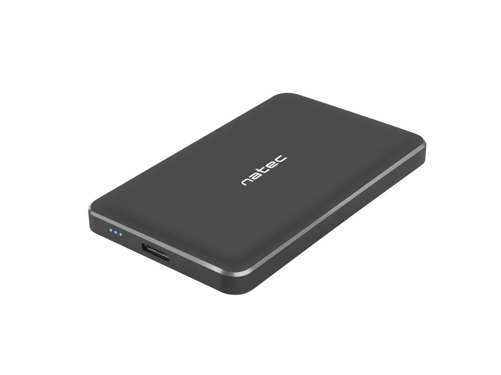 Caja externa natec oyster pro disco duro 25 pulgadas pulgadas usb 3.0 sata aluminio