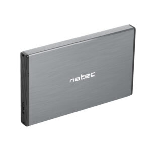 Caja externa natec rhino go disco duro 25 pulgadas pulgadas usb 3.0 sata gris
