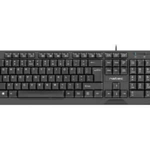 Teclado natec trout slim negro portugues