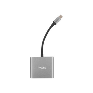 Adaptador natec multipuerto usb - c a usb 3.0 hdmi 4k