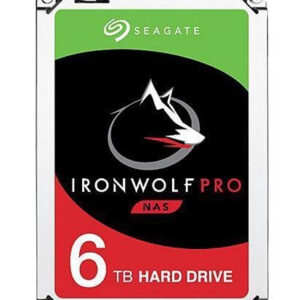 Disco duro interno hdd seagate ironwolf pro nas st6000ne000 6tb 3.5 pulgadas 7200rpm -  256mb -  sata iii