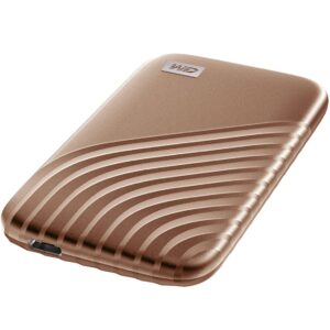 Disco duro externo ssd wd western digital 500gb my passport usb tipo c gold