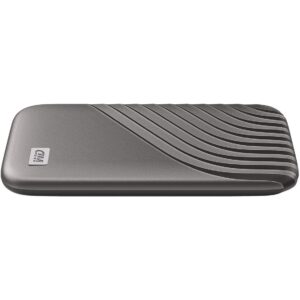 Disco duro externo ssd wd western digital 2tb my passport usb tipo c gris
