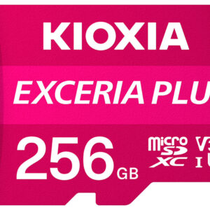 Tarjeta memoria micro secure digital sd kioxia 256gb exceria plus uhs - i c10 r98 con adaptador