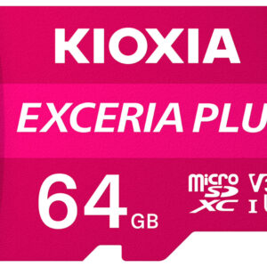 Tarjeta micro sd kioxia 64gb exceria plus uhs - i c10 r98 con adaptador
