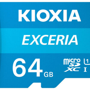 Tarjeta micro sd kioxia 64gb exceria uhs - i c10 r100 con adaptador