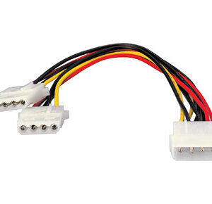 Duplicador cable de alimentacion atx  equip conector molex 5.25 x2