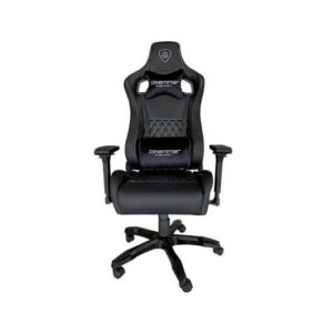 Silla gaming keep out hammer black silver incluye cojines