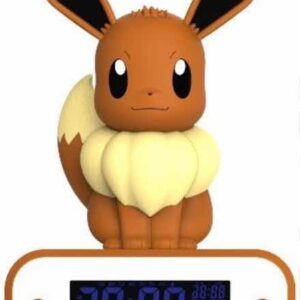 Lampara led reloj despertador teknofun madcow entertainment pokemon eevee 20 cm