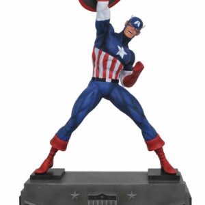 Figura diamond collection marvel avengers capitan america estatua resina 30 cm premier collection
