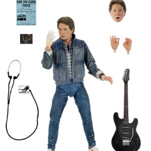 Figura neca regreso al futuro ultimate marty mcfly 1985 audicion 18 cm scale action figure back to the future