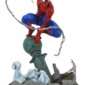 Figura diamond select toys marvel gallery spider - man diorama