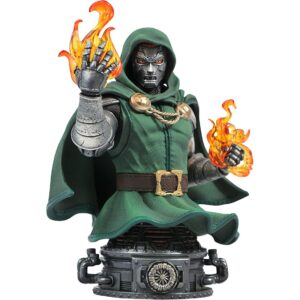 Figura busto diamond select toys marvel comic los 4 fantasticos dr doom escala 1 - 7 bust