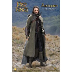 Figura star ace el se?or de los anillos aragorn 2.0 version especial real master serie 22.5 cm