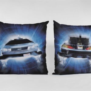 Cojin sd toys regreso al futuro delorean envasado vacio