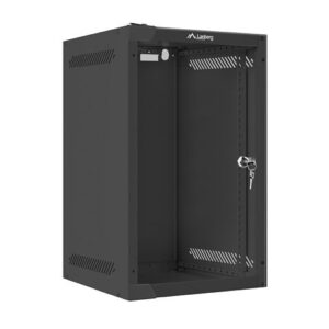 Armario rack lanberg 9u 280x310 auto ensamblado 10 pulgadas hasta 20 kg negro